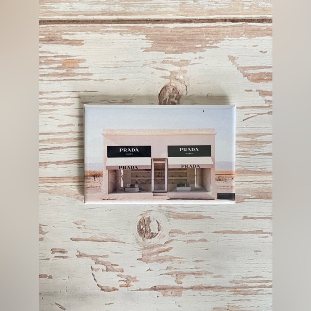 Glossy Prada Marfa Magnet